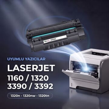 HP Q5949A Muadil Toner 10'lu Paket / 1160 / 1320 / 3390 / 3392