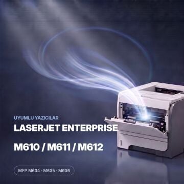 Hp 147X W1470X Muadil Toner - Çipli/ LaserJet Enterprise Flow MFP M634 / M635 / M636 / M610 / M611 / M612 / M634 / M635 / M636