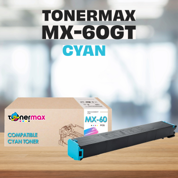 Sharp MX-60GTCA Mavi Muadil Toner / MX-3050/3550/4050/5050