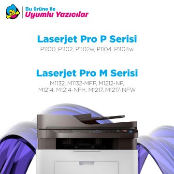 Hp CE285A Muadil Toner 4'lü Paket/ P1102 / M1122 / M1212NF / M1132