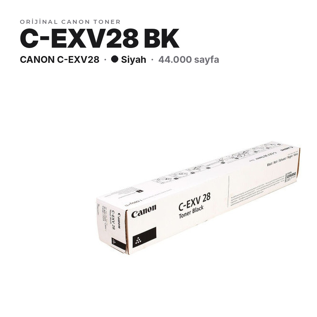 TonerMAX® Canon C-EXV28 Siyah Orijinal Toner