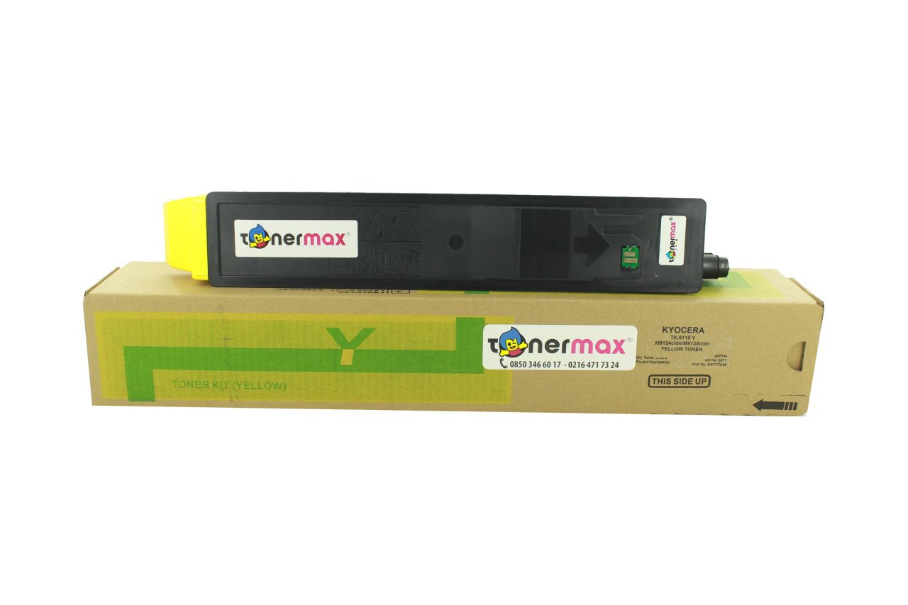 Kyocera TK-8115 Muadil Toner Sarı / ECOSYS M8124cidn / M8130cidn