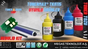 Kyocera TK-8115 Muadil Toner Takım/ ECOSYS M8124cidn / M8130cidn