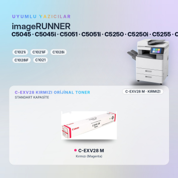 Canon C-EXV28 / iR-ADV C5045 / C5051 / C5250 / C5255 Kırmızı Orjinal Toner