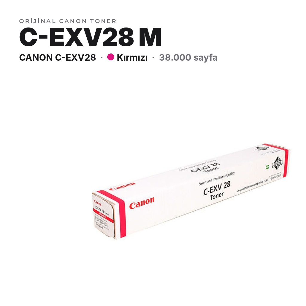 Canon C-EXV28 M Kırmızı orijinal toner