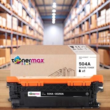 HP 504A / CE250A Siyah Muadil Toner / CP3520 / CP3525 / CM3530