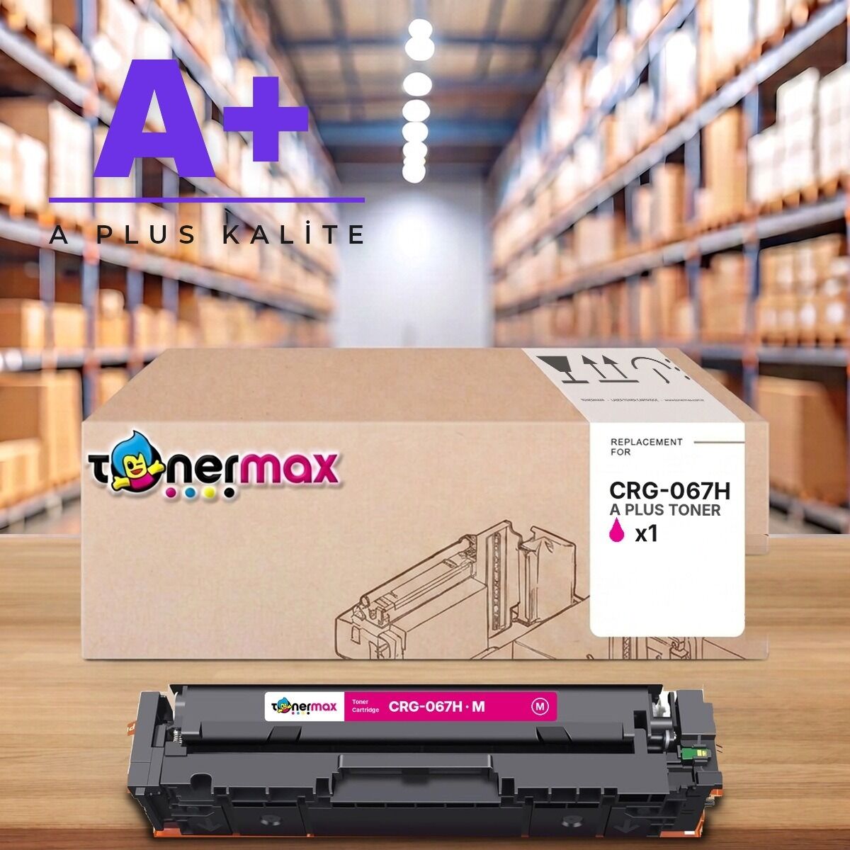 Canon CRG-067H M Kırmızı A Plus muadil toner