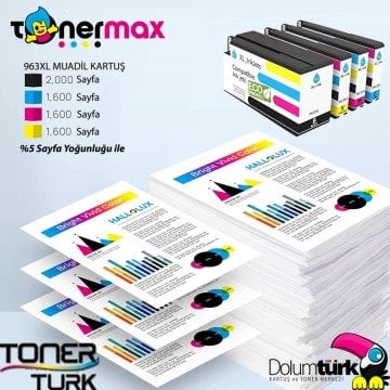 HP 963XL Muadil Kartuş Takım
