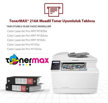 Hp 216A W2410A Siyah Muadil Toner ÇİPSİZ / M155nw / M182n / M183fw