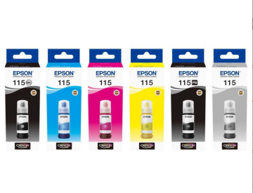 Epson 115 6 Renk Avantaj Paketi Orjinal Mürekkep /EcoTank L8160 / L8180