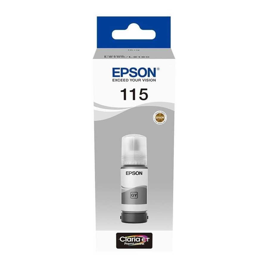 Epson 115 - C13T07D54A Gri Orjinal Mürekkep