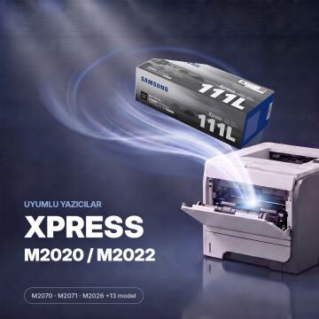 Samsung MLT-D111L Orjinal Toner  / Xpress M2020 / M2022 / M2070 Yüksek Kapasiteli