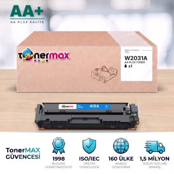 Hp 415A W2031A Mavi Muadil Toner AA Plus / Color LaserJet Pro M454 / M479 · Enterprise M455 / M480