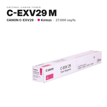 Canon C-EXV29 / iR-ADV C5030 / C5035 / C5235i / C5240i Kırmızı Orjinal Toner