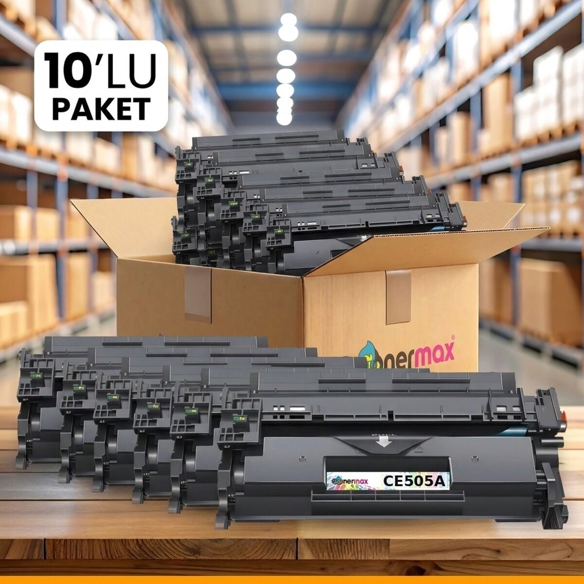 Hp CE505A / P2035 / P2055 Muadil Toneri 10'lu Paket