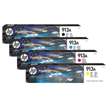 Hp 913A Orjinal Set Kartuş / Hp PageWide Pro450 / Pro452 ( Spot Ürün )