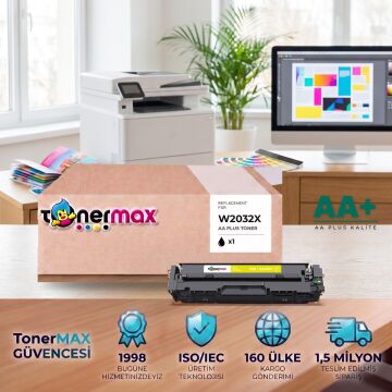 Hp 415X W2032X Sarı Muadil Toner AA Plus / Color LaserJet Pro M454 / M479 · Enterprise M455 / M480