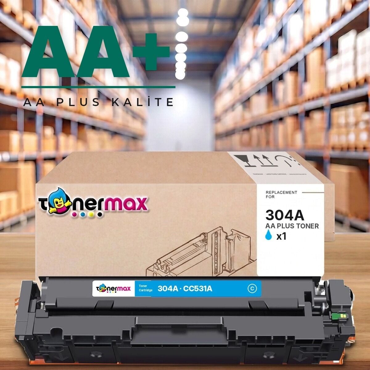 TonerMAX® 304A Mavi Muadil Toner — AA Plus