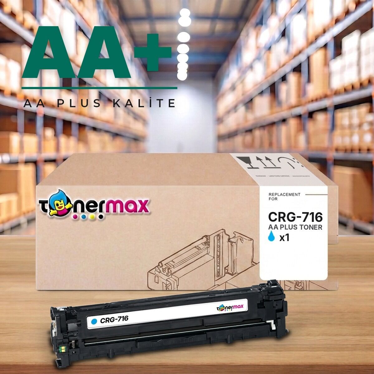 Canon CRG-716 C Mavi AA Plus muadil toner