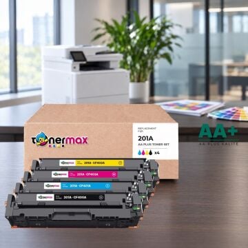 Hp 201A CMYK Muadil Toner Seti AA Plus / Color LaserJet Pro M252 / M274 / M277 / CF400A / CF401A / CF402A / CF403A