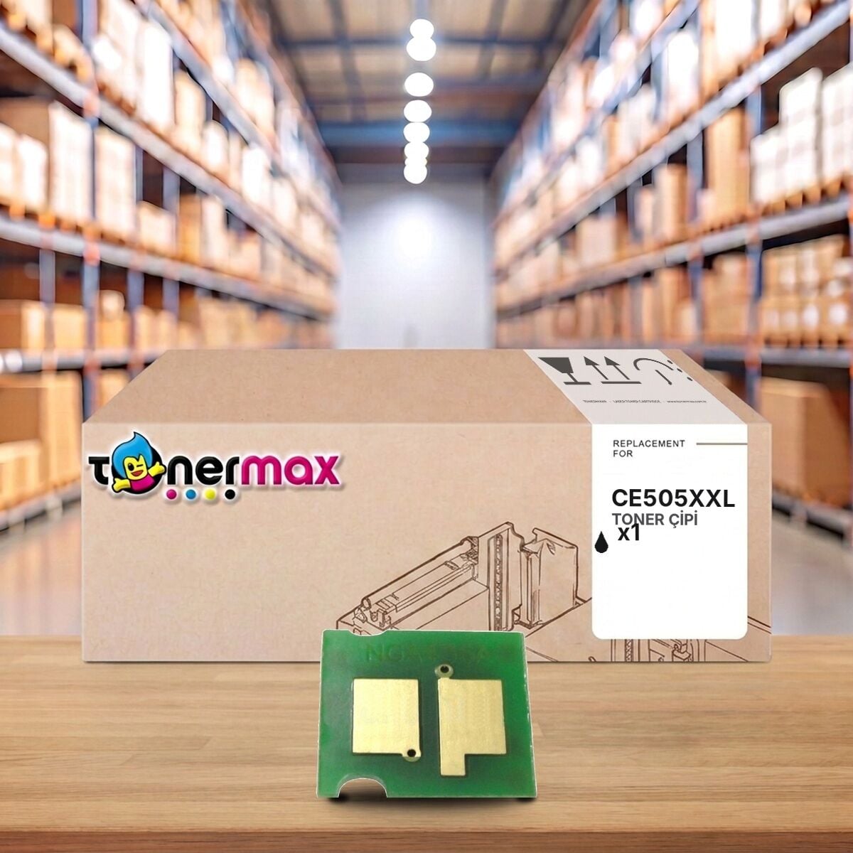 TonerMAX® CE505XXL Toner Çipi