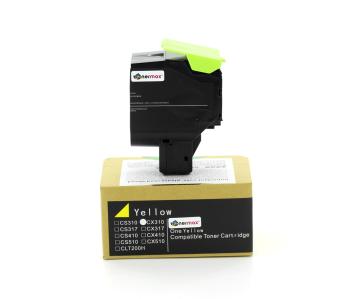 Lexmark 80C8SY0 Sarı Muadil Toner / CX310 / CX410 / CX510