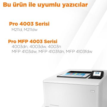 Hp 151X W1510X Muadil Toner - Çipli 4'lü Paket / 4003dn / 4003dw / 4003n / MFP 4103 / 4103fdn