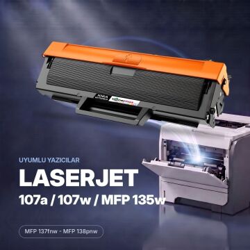Hp 106A / W1106A Muadil Toner - Çipli 20'li 1 Koli / 107A / 107W / MFP 135W / MFP 137fnw
