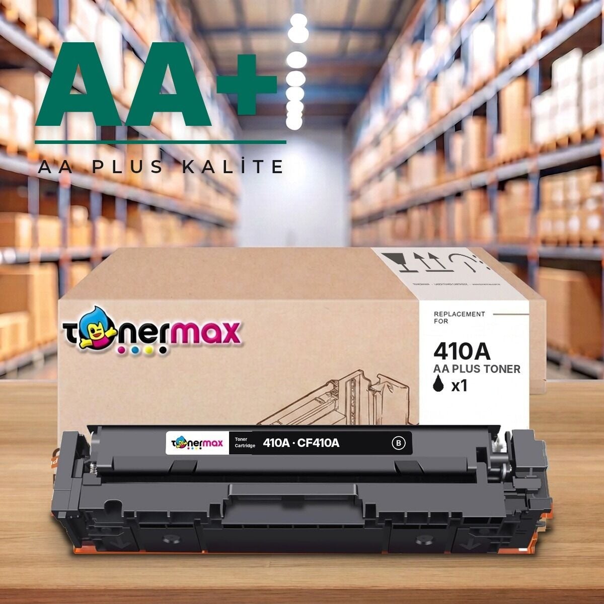 Hp 410A CF410A Siyah Muadil Toner AA Plus / Color LaserJet Pro M452 / M477 / M377