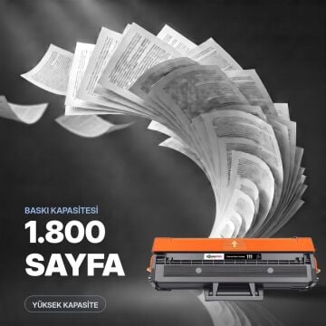 Samsung MLT-D111L Muadil Toner 10'lu Paket / Xpress M2020 / M2022 / M2070 Yüksek Kapasiteli