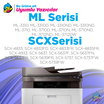 Samsung MLT-D205L 4'lü Avantaj Paket / ML-3310 / ML-3312 / ML-3710 / SCX-4833 / SCX-5637 Muadil Toner