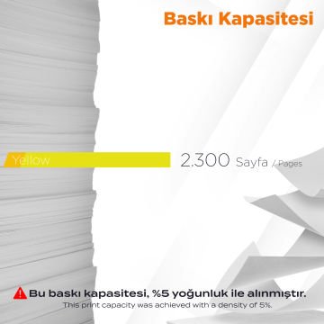 Brother TN273 / TN277 Sarı Muadil Toneri / HL-L3210 / L3230 / L3270 / L3290 / MFC-L3710 / L3750 / L3770