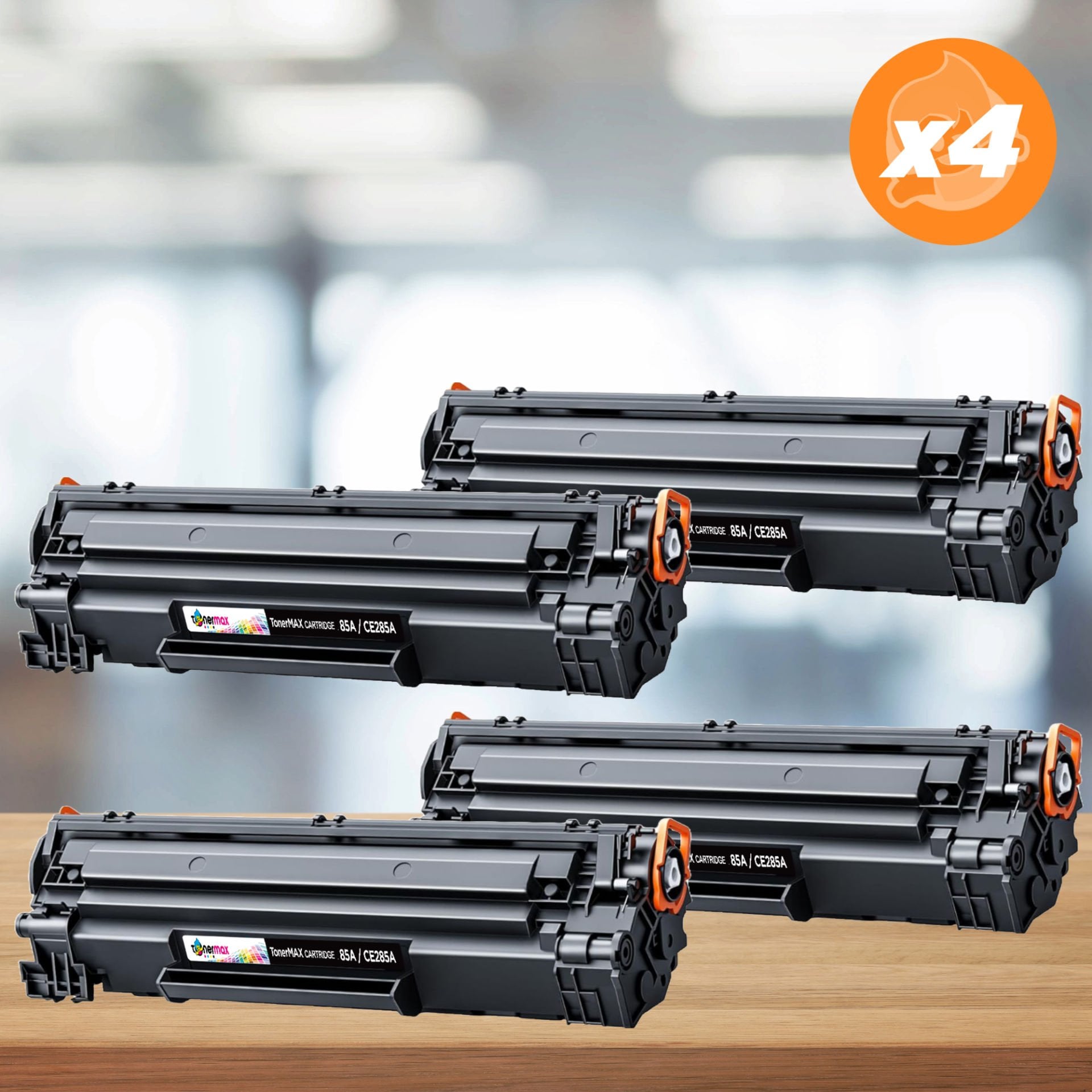 TonerMAX® CE278A Muadil Toner — Dörtlü Paket