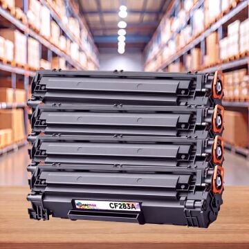 Hp 83A / CF283A Muadil Toner 4'lü Paket / M201 / M125 / M225 / M127