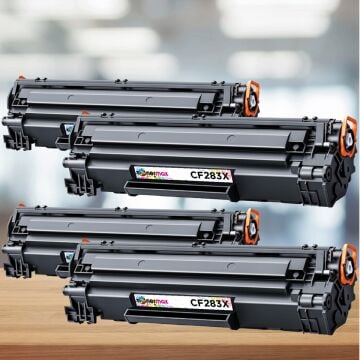 Hp CF283X Muadil Toneri 4'lü Paket/  M201 / M225