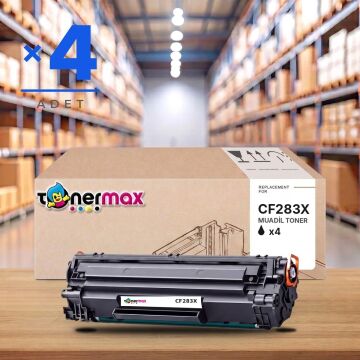 Hp CF283X Muadil Toneri 4'lü Paket/  M201 / M225
