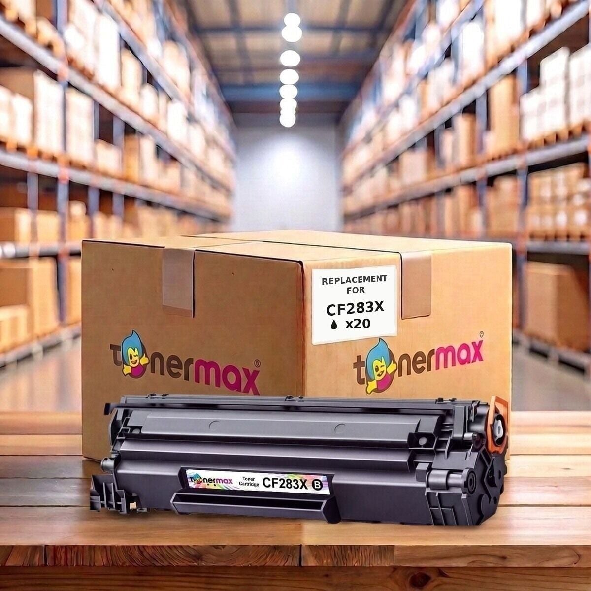 TonerMAX® CF283X Muadil Toner — 20'li Paket