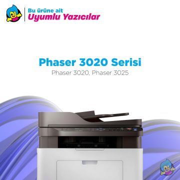 Xerox Phaser 3020 / 3025 Muadil Toner 2'li Avantaj Paket