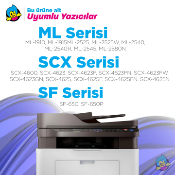 Samsung MLT-D105L  Orjinal Toner  / ML-1910 / ML-1915 / SCX-4623 / SCX-4600 / SF-650
