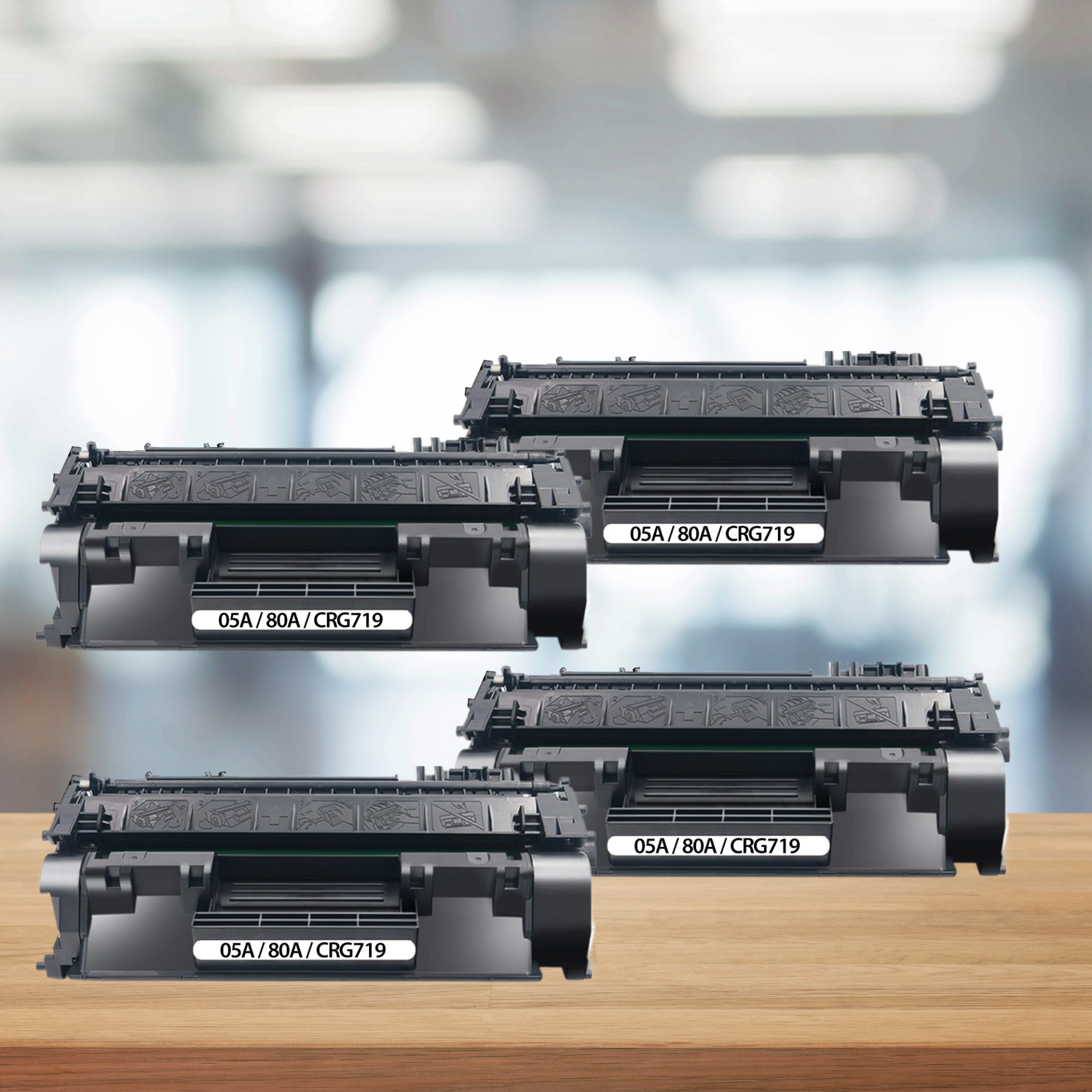 Hp CE505A / P2035 / P2055 Muadil Toneri 4'lü Paket