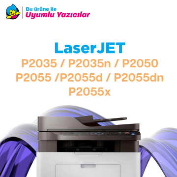 Hp CE505A / P2035 / P2055 Muadil Toneri 4'lü Paket