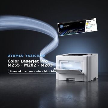 Hp 207X W2212X / Color LaserJet Pro M255 / M282 / M283 Sarı Orjinal Toner