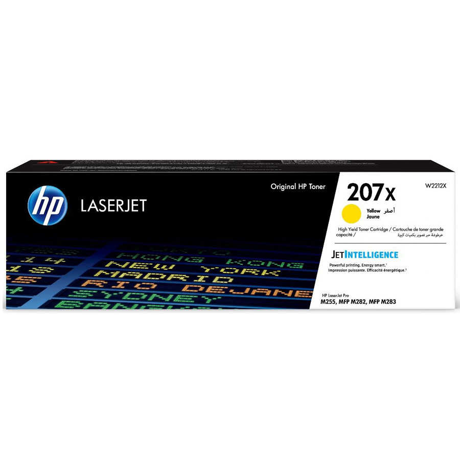 HP 207X W2212X Sarı orijinal toner