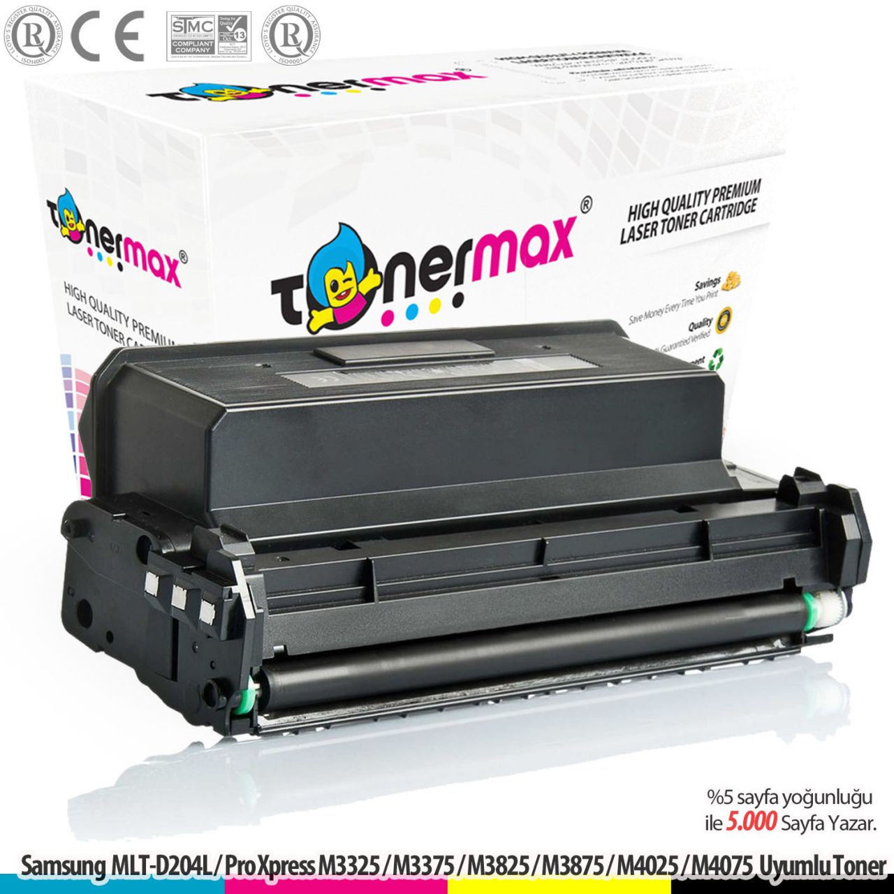 Samsung MLT-D204L Muadil Toner/ Pro Xpress M3325 / M3375 M3825 / M3875 / M4025 / M4075 Muadil Toner