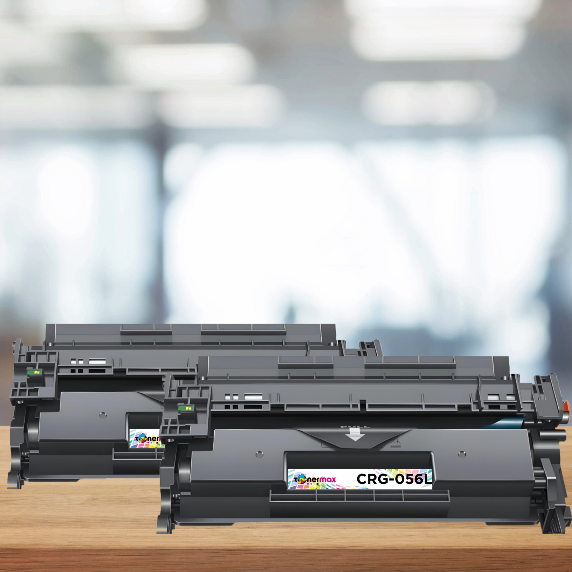 Canon CRG-056L Muadil Toner - Çipli 4'lü Paket - Ön Görünüm
