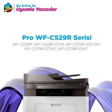 Epson Workforce Pro WF-C529 WF-C579 Yüksek Kapasiteli Muadil Kartuş Set / T01D1 /T01D2 / T01D3 / T01D4