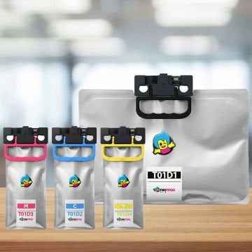 Epson Workforce Pro WF-C529 WF-C579 Yüksek Kapasiteli Muadil Kartuş Set / T01D1 /T01D2 / T01D3 / T01D4