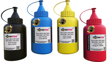Ricoh Aficio MPC3001 Toner Tozu Set/ MPC3300 / MPC3501 Toner Tozu