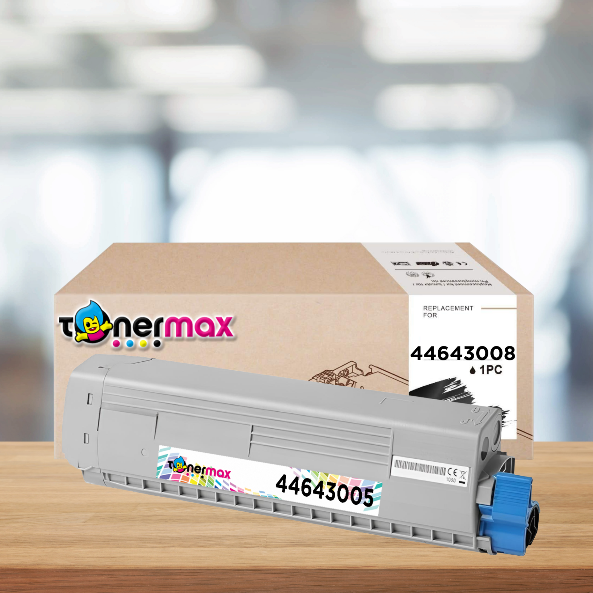 Oki 44643007 Mavi Muadil Toner / C801 / C821