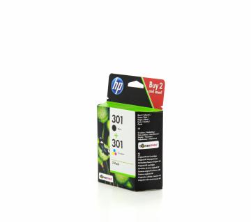 HP 301 N9J72AE 2'li CH561EE / CH562EE Paket Orjinal Kartuş